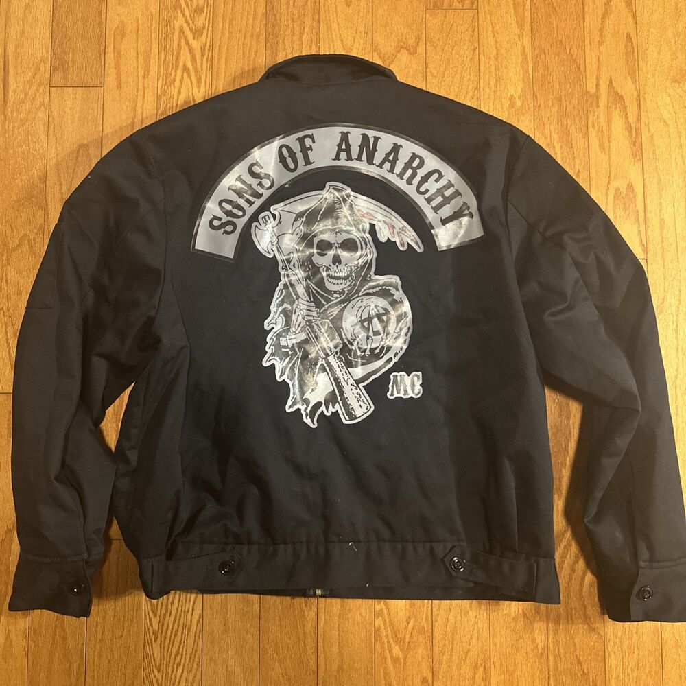 Sons of Anarchy Black Garage Dickies Jacket Mens Size XL